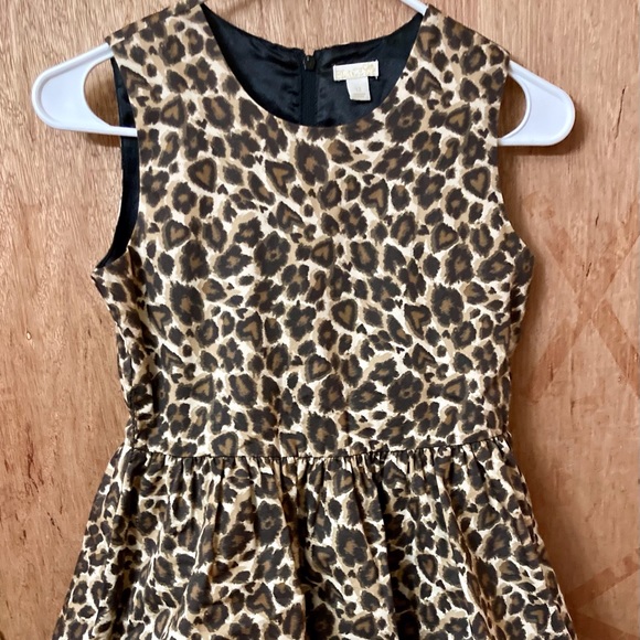 The Children's Place Other - The Children’s Place Girls sz12 leopard heart  bubble skirt dress fully lined